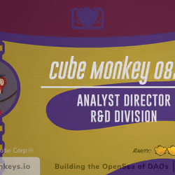Cube Monkey #8250's Business Card