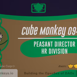 Cube Monkey #9443's Business Card