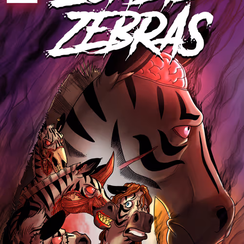 Zombie Zebras Comic Issue 2 Covers