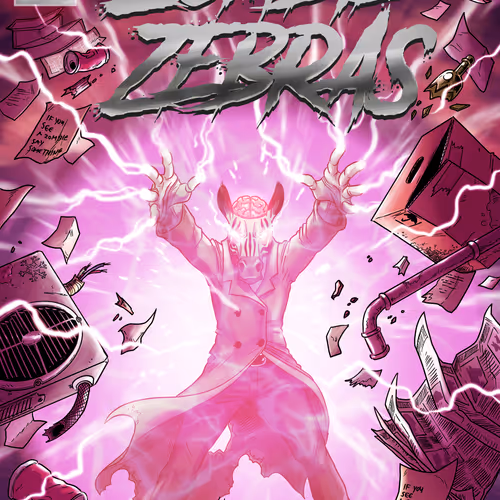 Zombie Zebras Comic Issue 2 Covers