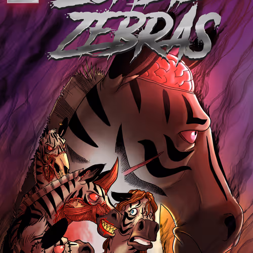 Zombie Zebras Comic Issue 2 Covers