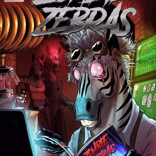 Zombie Zebras Comic Issue 2 Covers