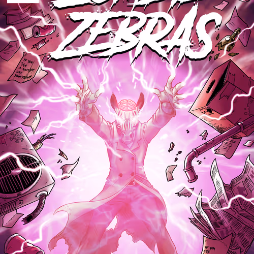 Zombie Zebras Comic Issue 2 Covers