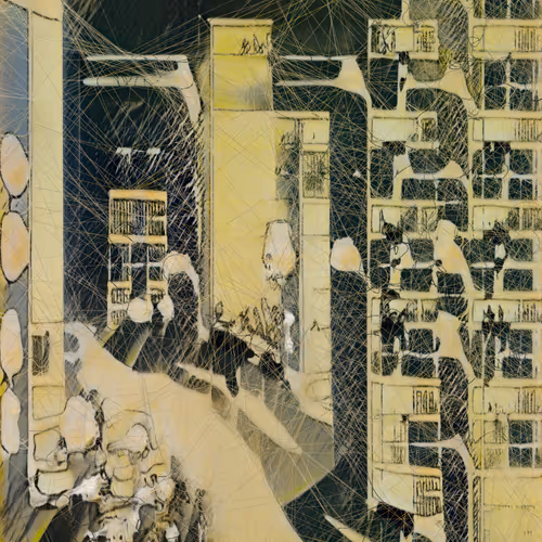 Unsupervised — Burned — Machine Hallucinations — MoMA Dreams #64