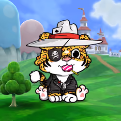 Grouchy Tiger Cub #1204