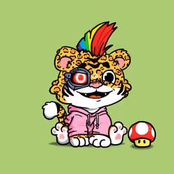 Grouchy Tiger Cub #1406