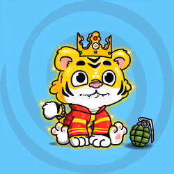 Grouchy Tiger Cub #1674