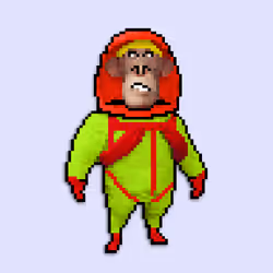 Pixel Radioactive Ape #455
