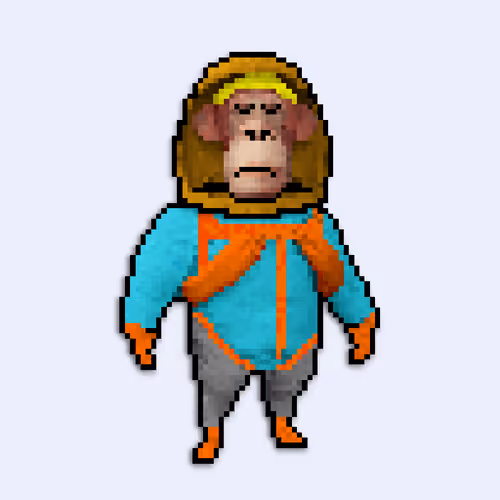 Pixel Radioactive Ape #1100