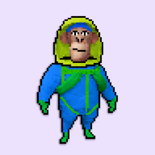 Pixel Radioactive Apes