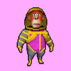 Pixel Radioactive Ape #586