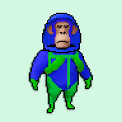 Pixel Radioactive Ape #332