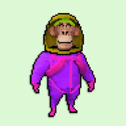 Pixel Radioactive Ape #107