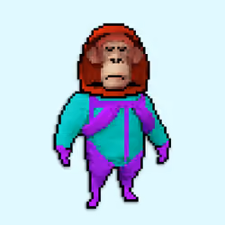 Pixel Radioactive Ape #375