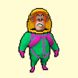 Pixel Radioactive Ape #757