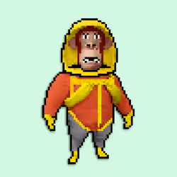 Pixel Radioactive Ape #664
