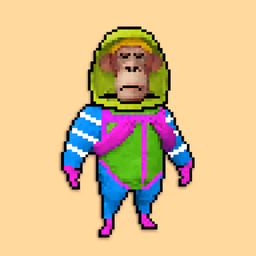 Pixel Radioactive Ape #291