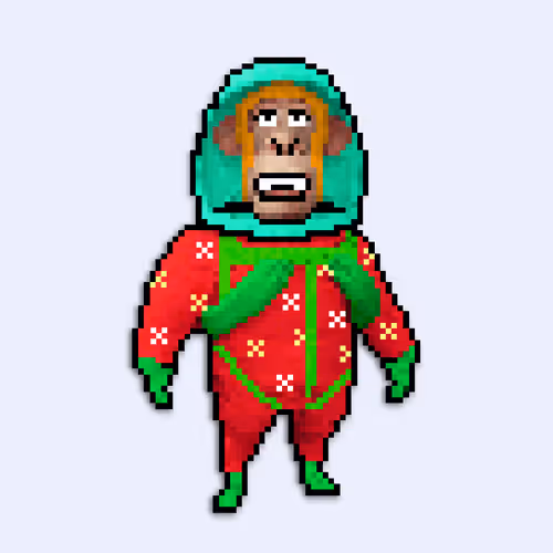 Pixel Radioactive Ape #203
