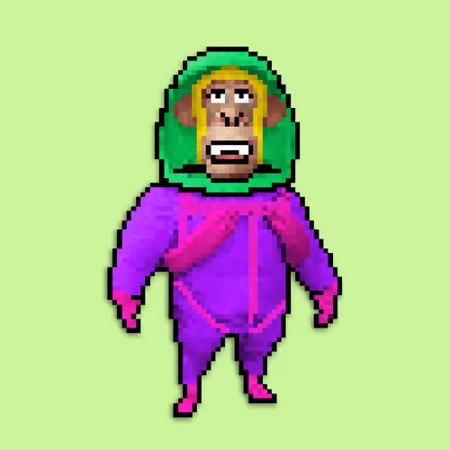 Pixel Radioactive Ape #996