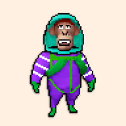 Pixel Radioactive Ape #677