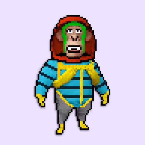 Pixel Radioactive Ape #694