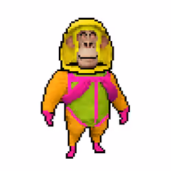 Pixel Radioactive Ape #223