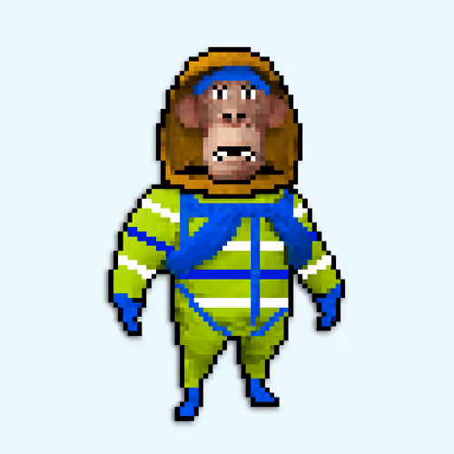 Pixel Radioactive Ape #1115