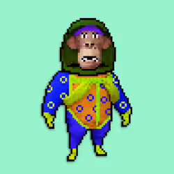 Pixel Radioactive Ape #174