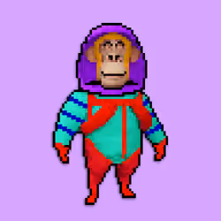 Pixel Radioactive Ape #584