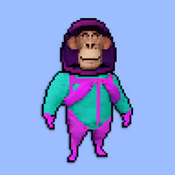 Pixel Radioactive Ape #162
