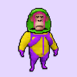 Pixel Radioactive Ape #1004