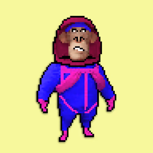 Pixel Radioactive Ape #35