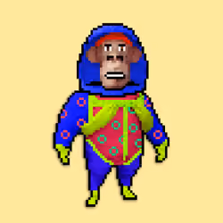 Pixel Radioactive Ape #101
