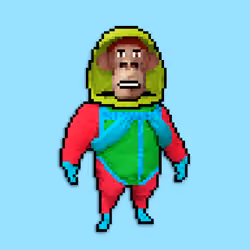 Pixel Radioactive Ape #585
