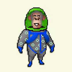 Pixel Radioactive Ape #221