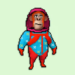 Pixel Radioactive Ape #439