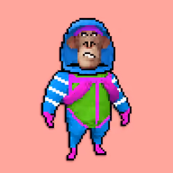 Pixel Radioactive Ape #932