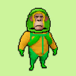 Pixel Radioactive Ape #163