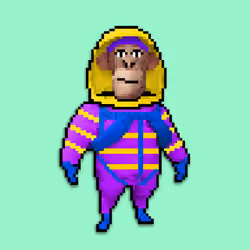 Pixel Radioactive Ape #662