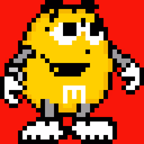 Yellow M&M