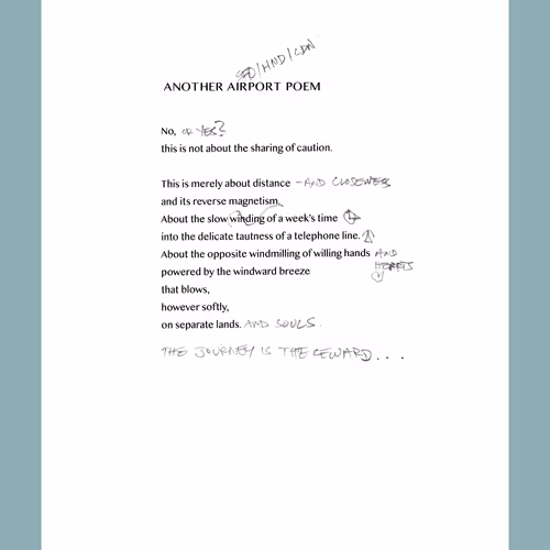 Fifty Ways Of Looking At A Poem