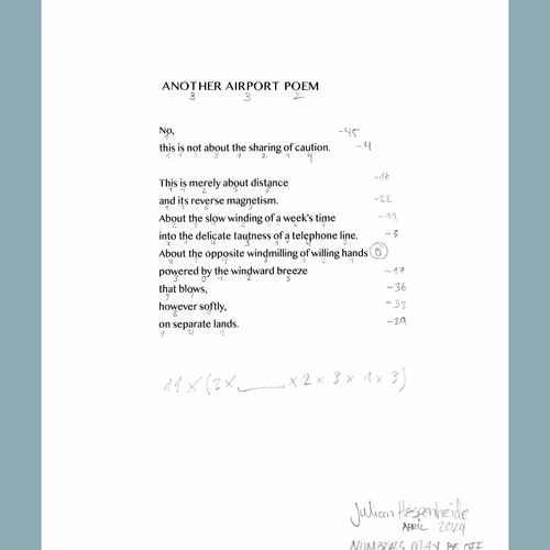Fifty Ways Of Looking At A Poem