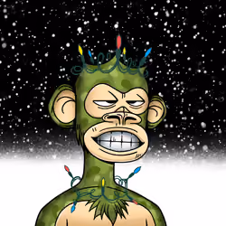 Santa Apes #00085
