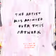 THE ARTIST HAS PAINTED OVER THIS ARTWORK