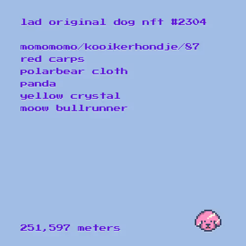 (IN KENNEL) Original DOG #2304