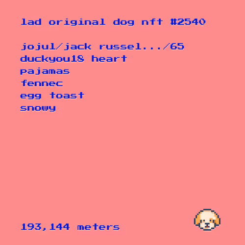 Lootadog Dog Nft