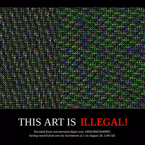 This Art Is Illegal By Daim