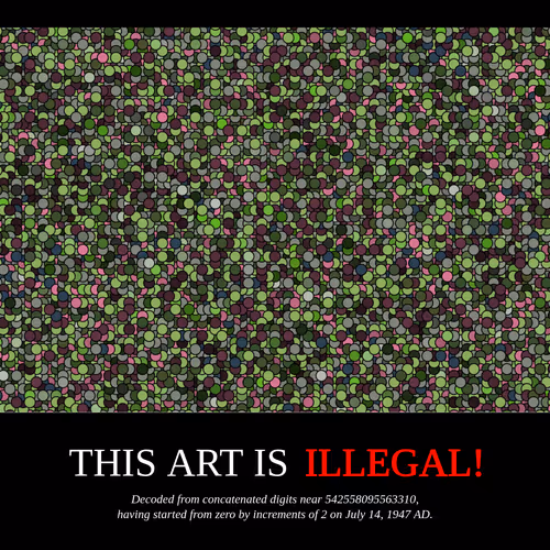 This Art Is Illegal By Daim