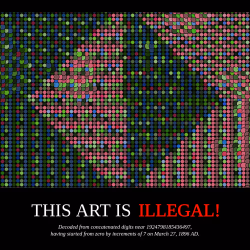 This Art Is Illegal By Daim