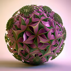Riemann Spheres: between Mathematics and Art. #2